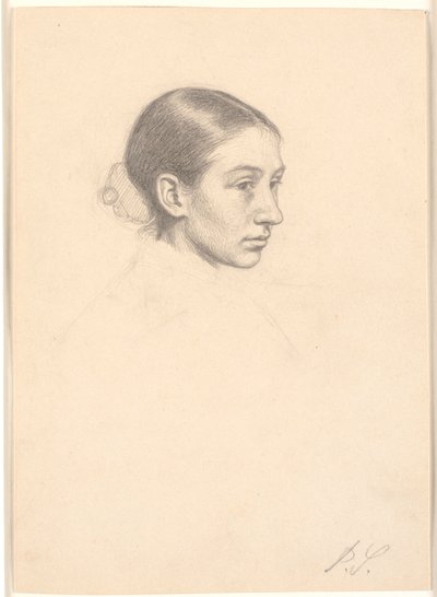 Portrait of Suzette Kathrine Skovgaard (née Holten) by Joakim Frederik Skovgaard