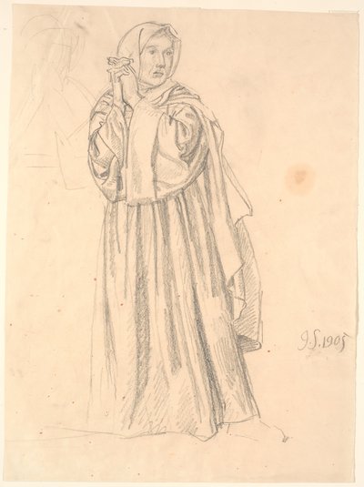 Standing Woman by Joakim Frederik Skovgaard