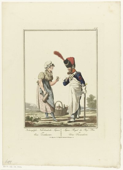 Sapper with a Sutler (Uniforms and Costumes) by Joannes Bemme