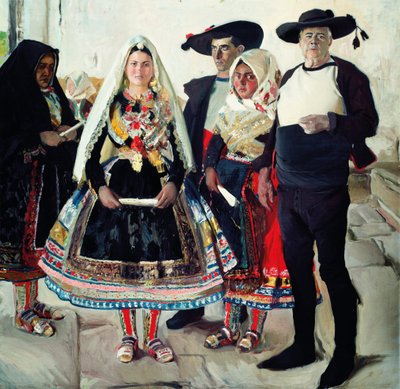 Typical Lagarterans or Lagarteran Bride by Joaquín Sorolla