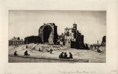 Temples of Venus and Rome, Rome by Job Nixon