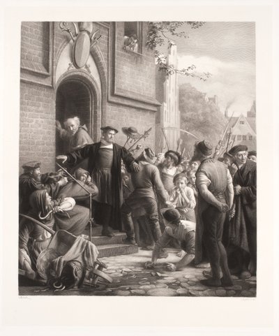 Bishop Rønnow Defended by Hans Tausen Against the Attack of the Common People by Joel Ballin