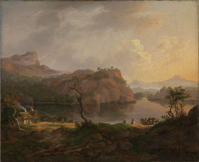 Nordic Landscape with a Dead Tree by Johan Christian Dahl