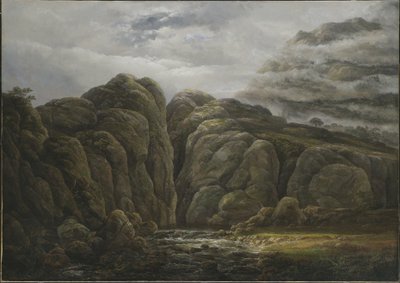 Norwegian Mountain Landscape by Johan Christian Dahl