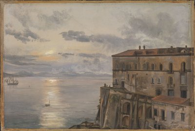 The Barracks at Pizzofalcone, Naples by Johan Christian Dahl