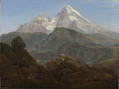 The Watzmann by Johan Christian Dahl