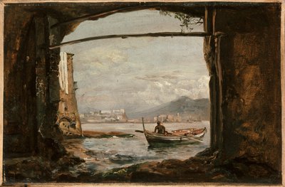 View from a Grotto near Posillipo by Johan Christian Dahl