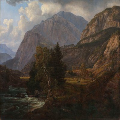 View of Fortundalen by Johan Christian Dahl