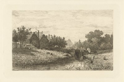View of a Lock by Johan Conrad Greive