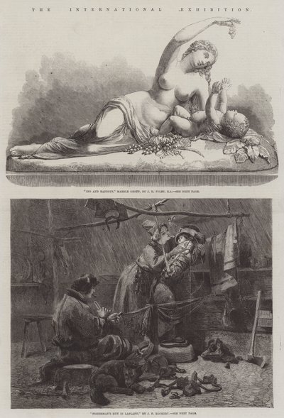 The International Exhibition (engraving) by Johan Fredrik Hockert