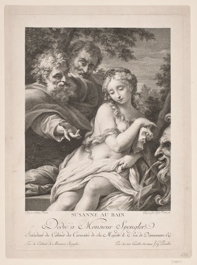 Susanne at the Bath by Johan Georg Preisler