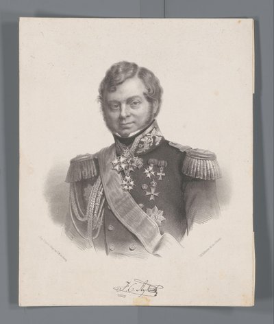 Portrait of Julius Constantijn Rijk by Johan Hendrik Hoffmeister