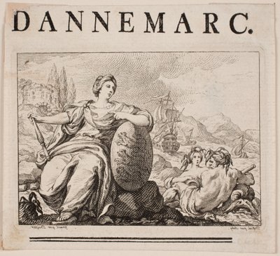 Vignette for P. H. Mallet: Histoire de Danemarc I, 1758 by Johan Martin Preisler