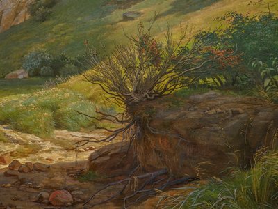 A Danish Coast, View from Kitnæs on Roskilde Fjord, Zealand by Johan Thomas Lundbye