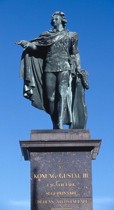 Statue of King Gustav III, Gamla Stan, Stockholm by Johan Tobias Sergel