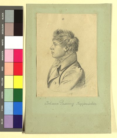 Johann Nepomuk Passini (1798-1874), Painter by Johann Adam Klein
