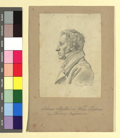 Johann Nepomuk Schaller (1777-1842), Sculptor by Johann Adam Klein