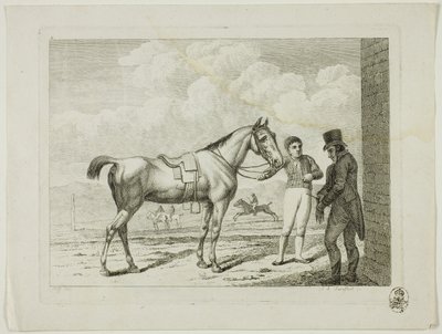 Riding School and Horses by Johann Adolph Darnstedt