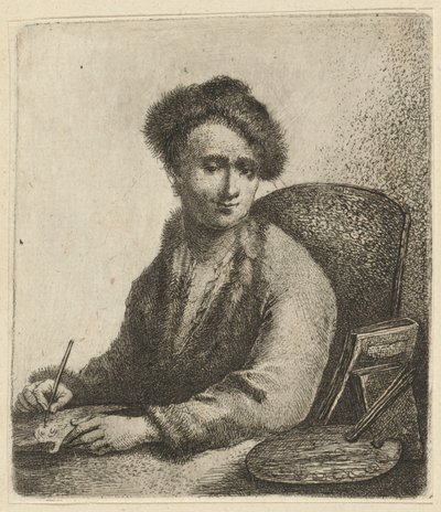 Self-Portrait by Johann Andreas Benjamin Nothnagel