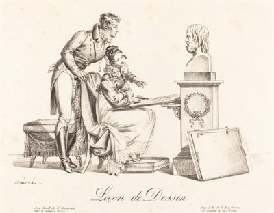 Drawing Lesson by Johann Anton André