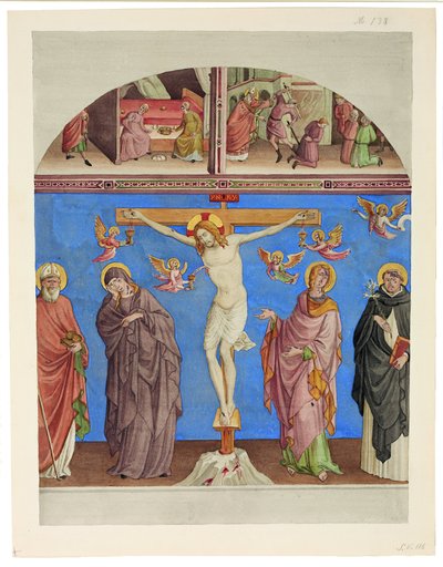 Christ on the Cross in the Church of S. Domenico in Arezzo by Johann Anton Ramboux