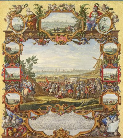 Capture of the French Fortress of Menin by the Allied Troops in 1706 by Johann August Corvinus