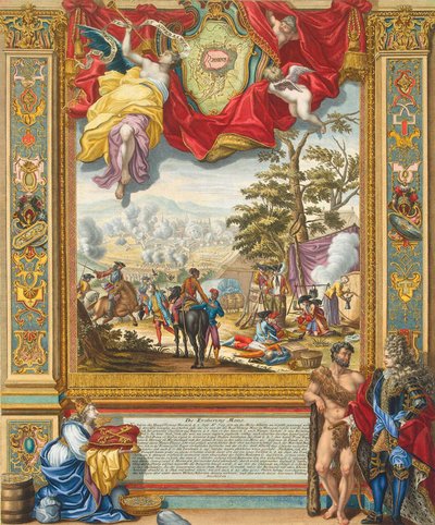 Siege of Mons by the Allied Troops in 1709, early 18th century by Johann August Corvinus