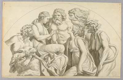 Psyche Asks Proserpine to Put a Little of Her Beauty in an Urn for Venus by Johann August Nahl the Younger