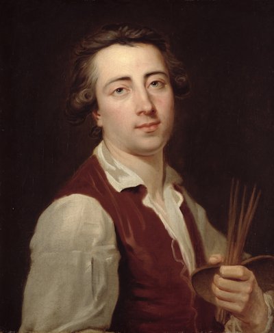 Self Portrait by Johann August Nahl the Younger