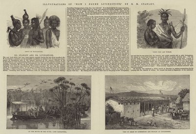 Illustrations of How I Found Livingstone, by H M Stanley by Johann Baptist Zwecker