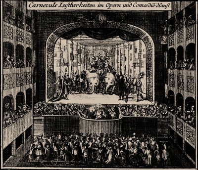 Markgrafentheater in Erlangen by Johann Baptista Homann
