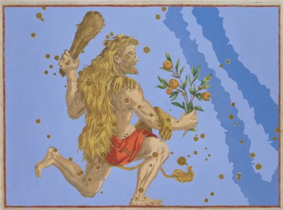 Constellation of Hercules Lion