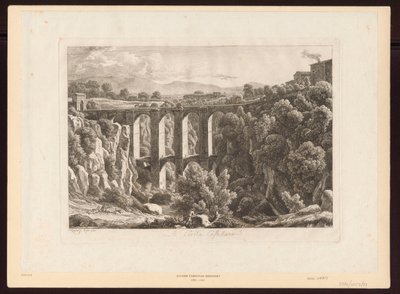 Aqueducts - At Civita Castellana by Johann Christian Reinhart