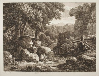 Forest Landscape by Johann Christian Reinhart