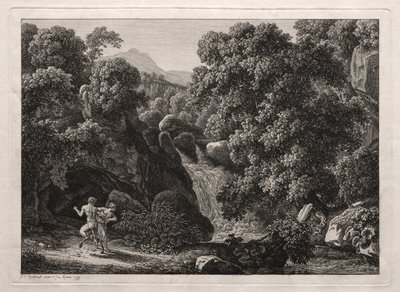 Heroic Landscape: The Satyr and the Nymph by Johann Christian Reinhart