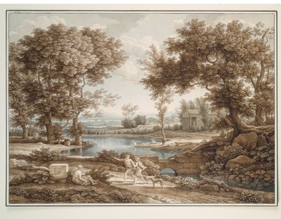 Heroic landscape by Johann Christian Reinhart