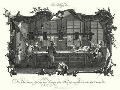 The Game of Billiards by Johann Esaias Nilson