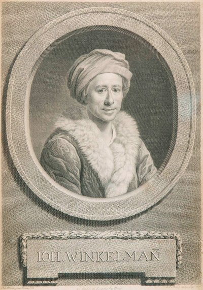 Portrait of the Art Historian and Archaeologist Johann Joachim Winckelmann by Johann Friedrich Bause