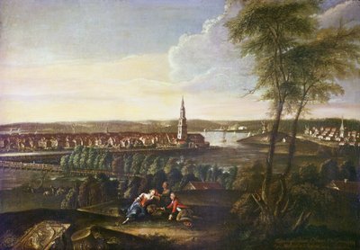 View of the Church of the Holy Spirit and the Suburb of Nowawes from Brauhausberg, 1771 by Johann Friedrich Meyer