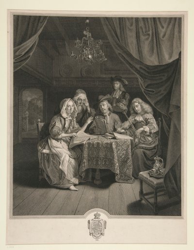 The Family Concert by Johann Georg Wille