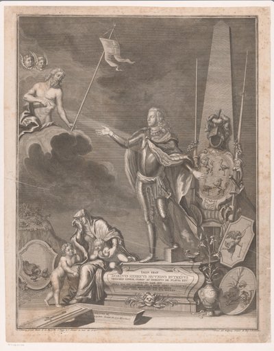 Monument with Heinrich II von Reuß-Obergreiz by Johann Georg Wolffgang