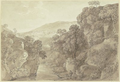 Area near Subiaco by Johann Georg von Dillis