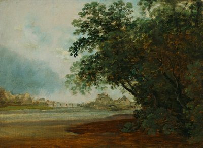 The Isar with Prater Island by Johann Georg von Dillis