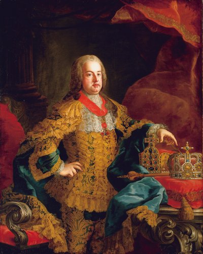 Portrait of Emperor Franz I by Johann Gottfried Auerbach