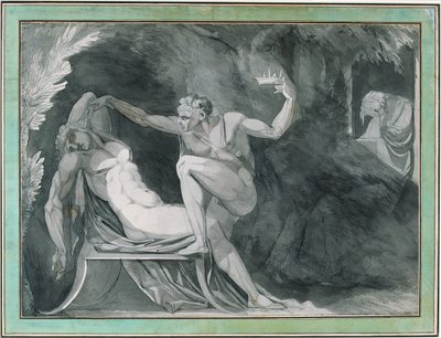 Danish King Poisoned by His Brother in Sleep by Johann Heinrich Füssli
