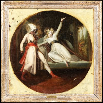 Leonora Discovers Alonzo’s Dagger by Johann Heinrich Füssli