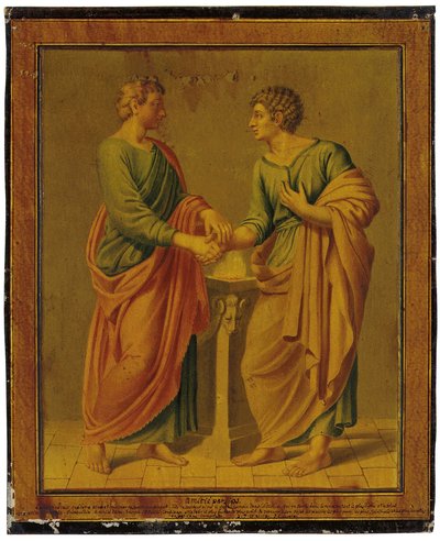 An Allegory of Friendship by Johann Heinrich Lips