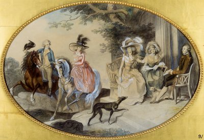 Lady St. Aubyn and her Family by Johann Heinrich Ramberg