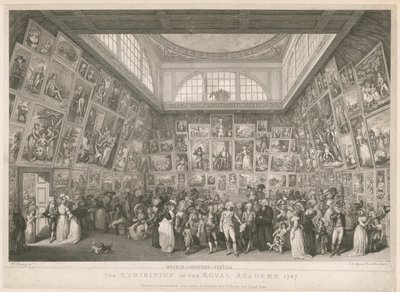 The Exhibition of the Royal Academy by Johann Heinrich Ramberg