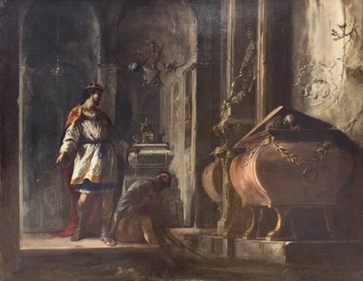 Saul and the Witch of Endor by Johann Heinrich Schonfeldt